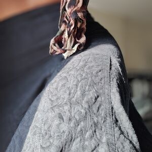 Trumpet 🎺 Skirt Size 6 Vintage Black A|X Quilted 🖤